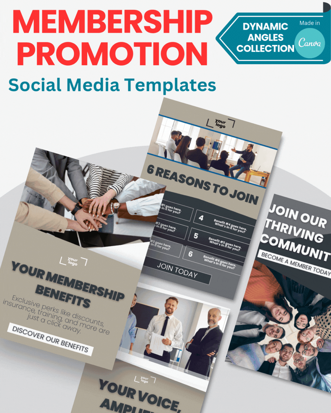 Membership Promotion Templates | The Dynamic Angles Collection Membership Promotion Templates | The Dynamic Angles Collection