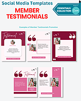 Member Testimonials Templates | The Essentials Collection